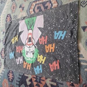 Vintage Bat Man And Joker Double Sided Pillowcase 1989